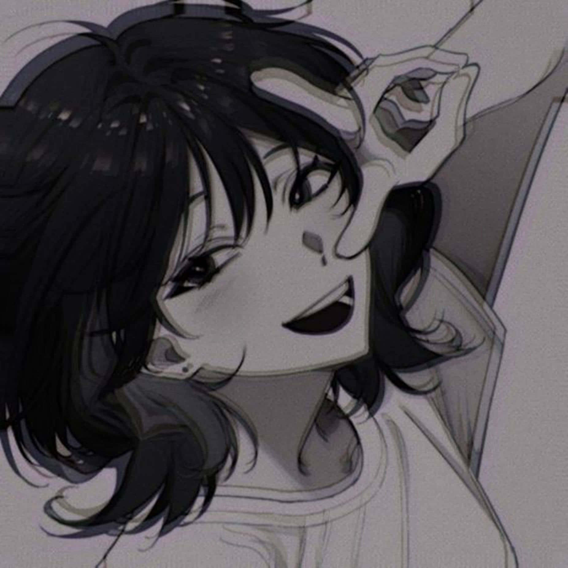 アニメガール ピースサイン プロフィール画像