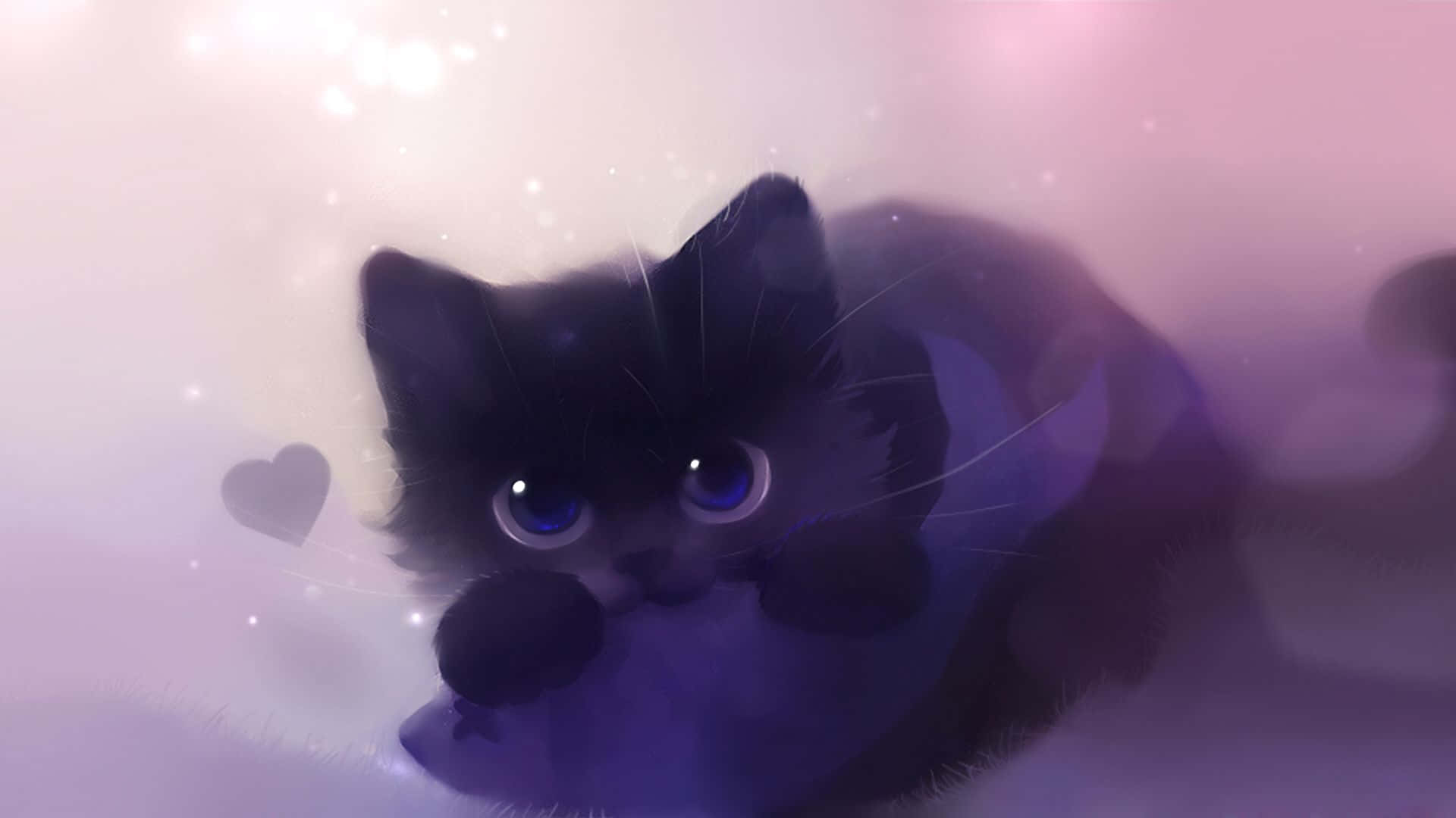 「アニメキャットのための場所を作ろう！」 壁紙
