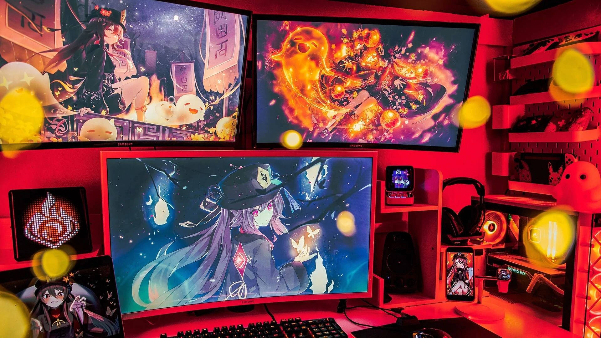 アニメゲームルーム 壁紙