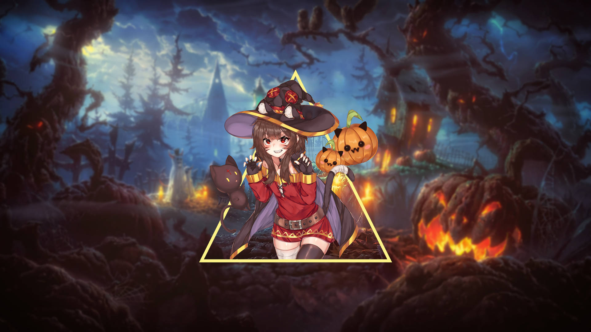 アニメライブハロウィンめぐみん壁紙