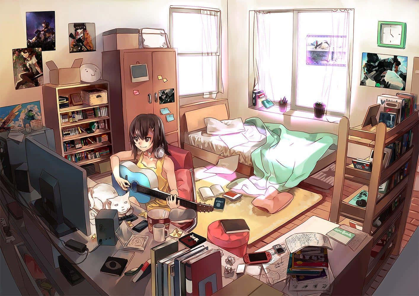 アニメルームで究極のアニメ体験を 壁紙