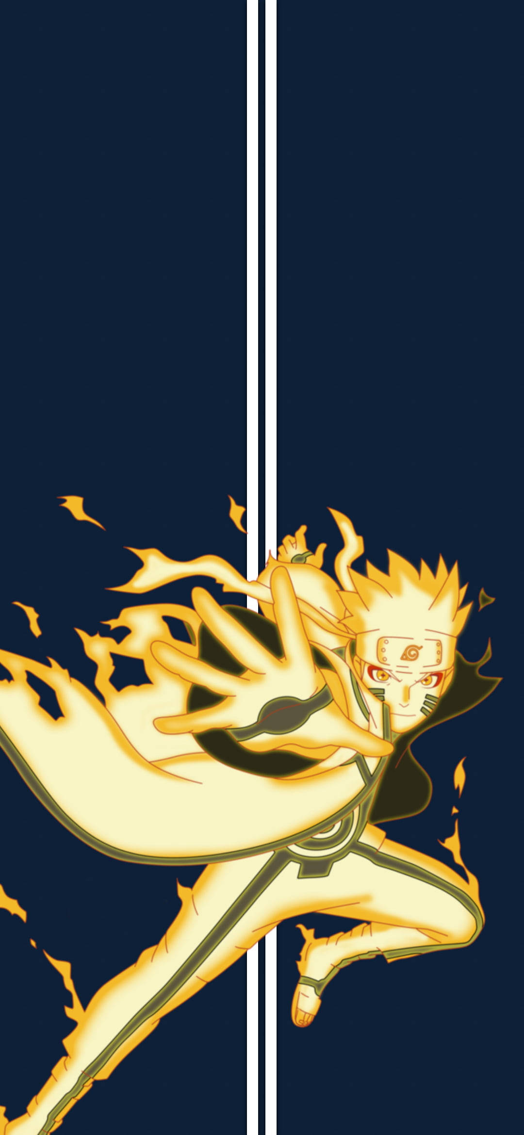 アニメロック画面 ナルト仙人モード 壁紙