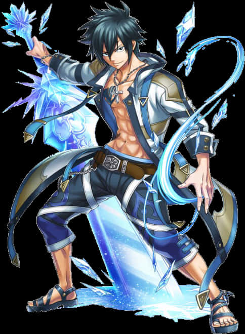 アニメ氷の魔導士キャラクター 壁紙