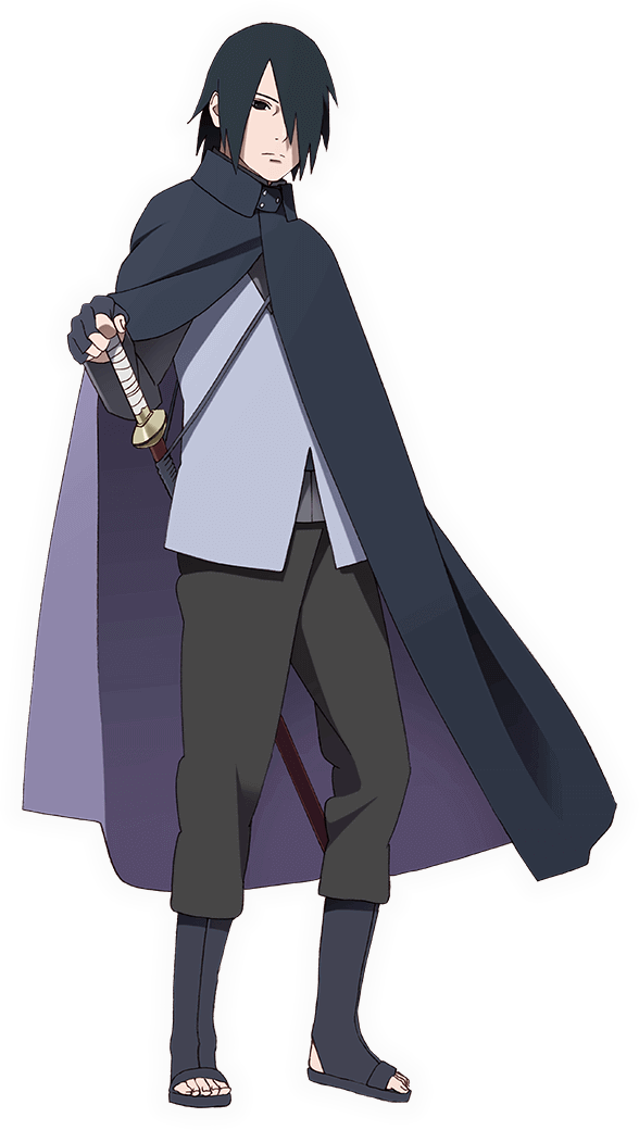 アニメ風の刀を持った忍者キャラクター 壁紙
