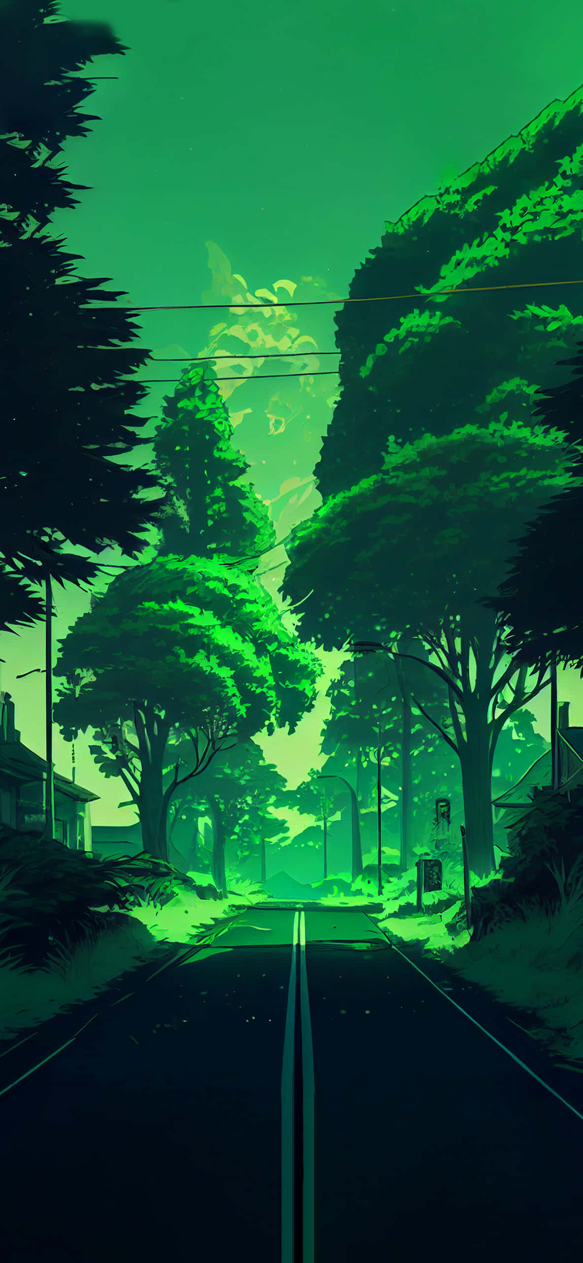 アニメ風の背景 壁紙