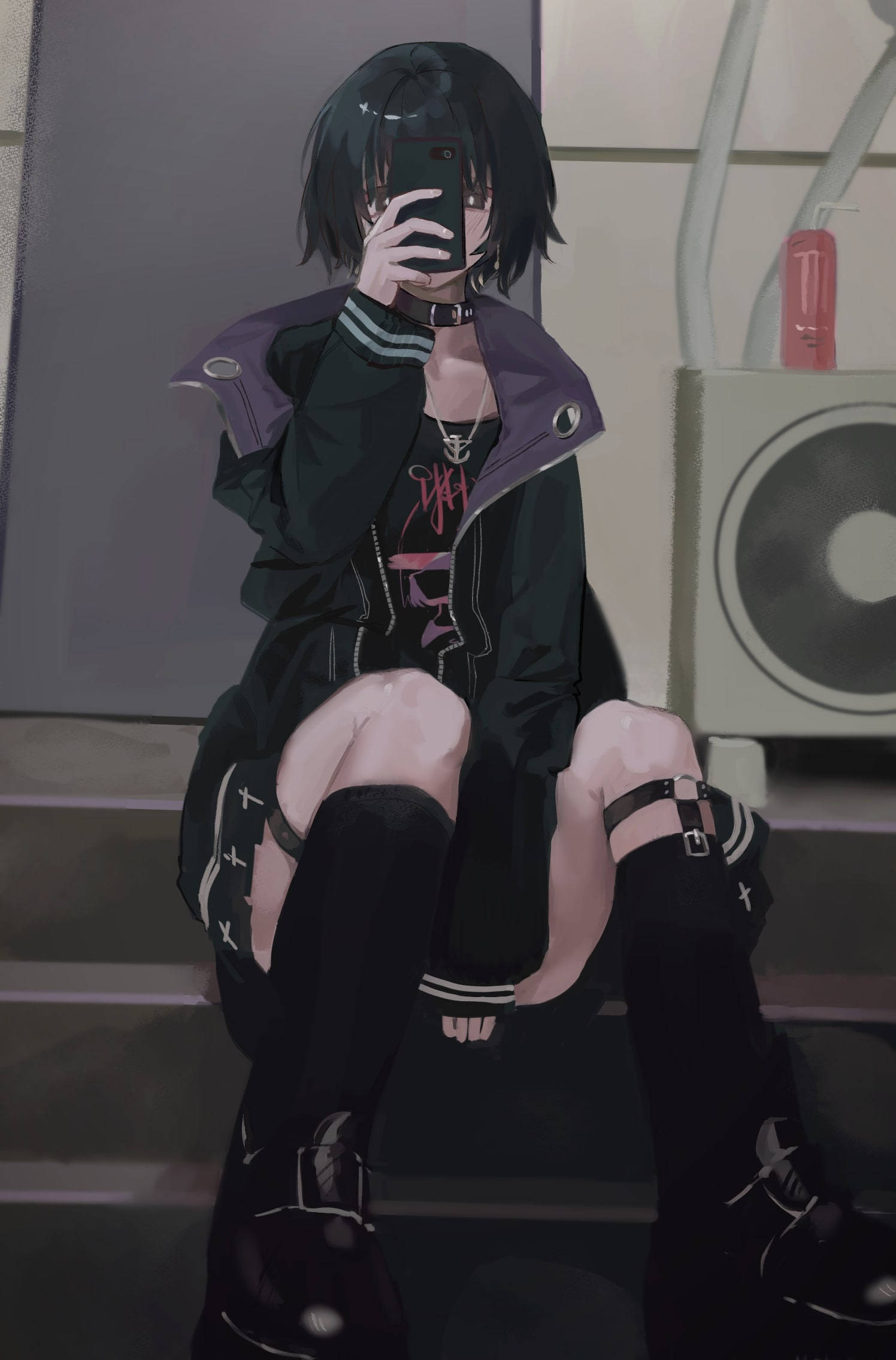 アニメ風ゴシックフォン 壁紙