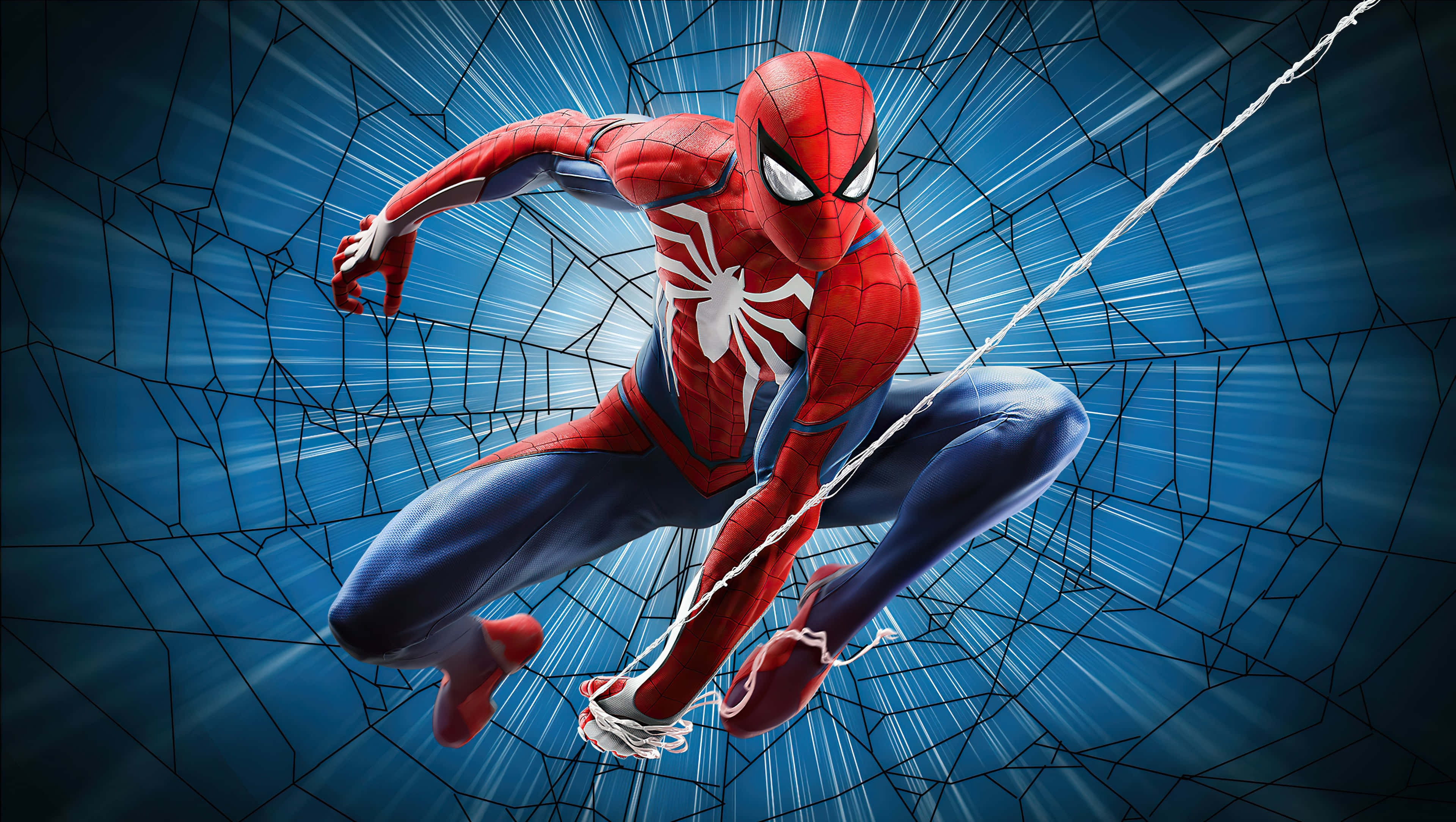 アメイジング・スパイダーマンが街を駆け巡る 壁紙