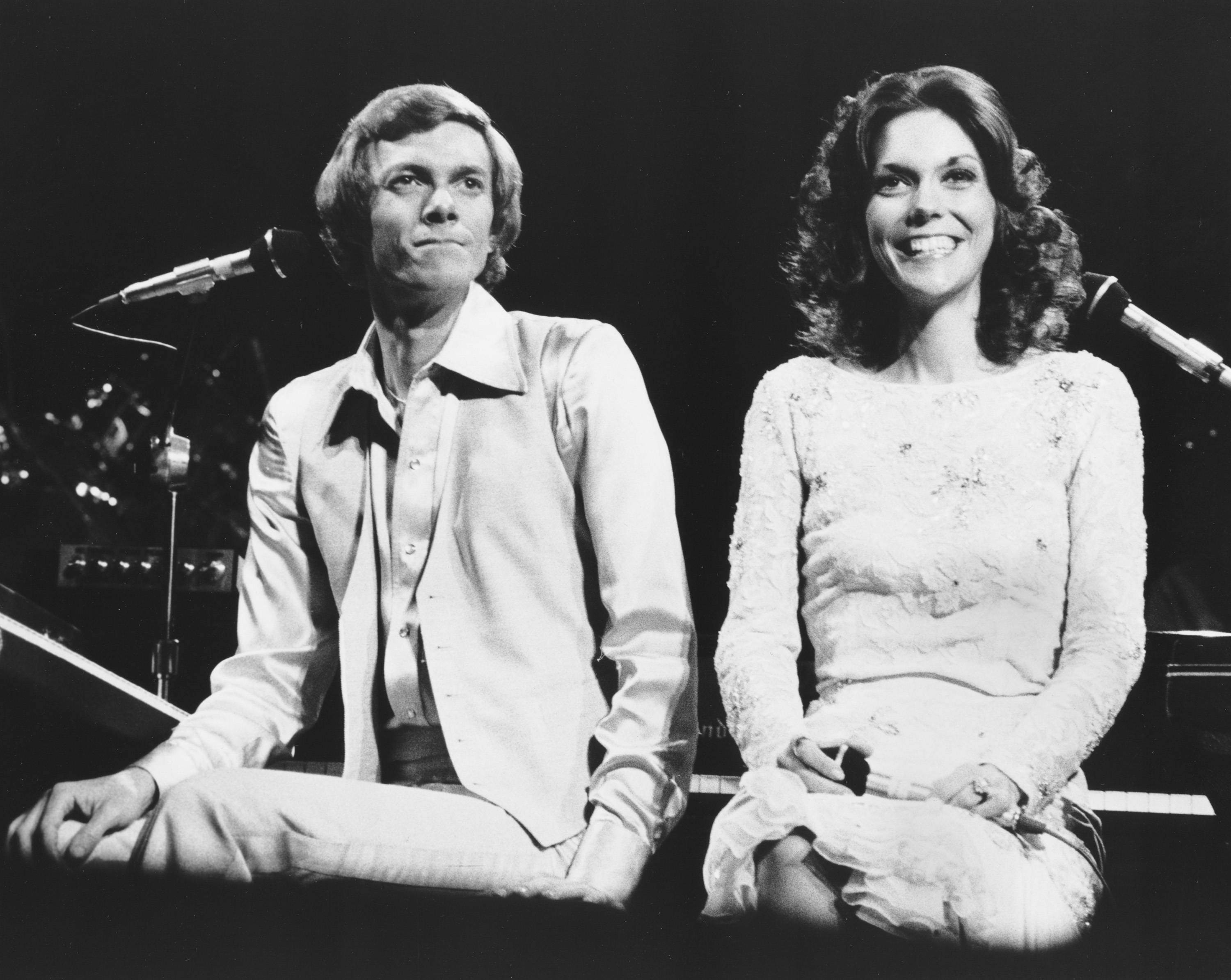 アメリカのデュオ、カーペンターズ ロンドン1976 壁紙