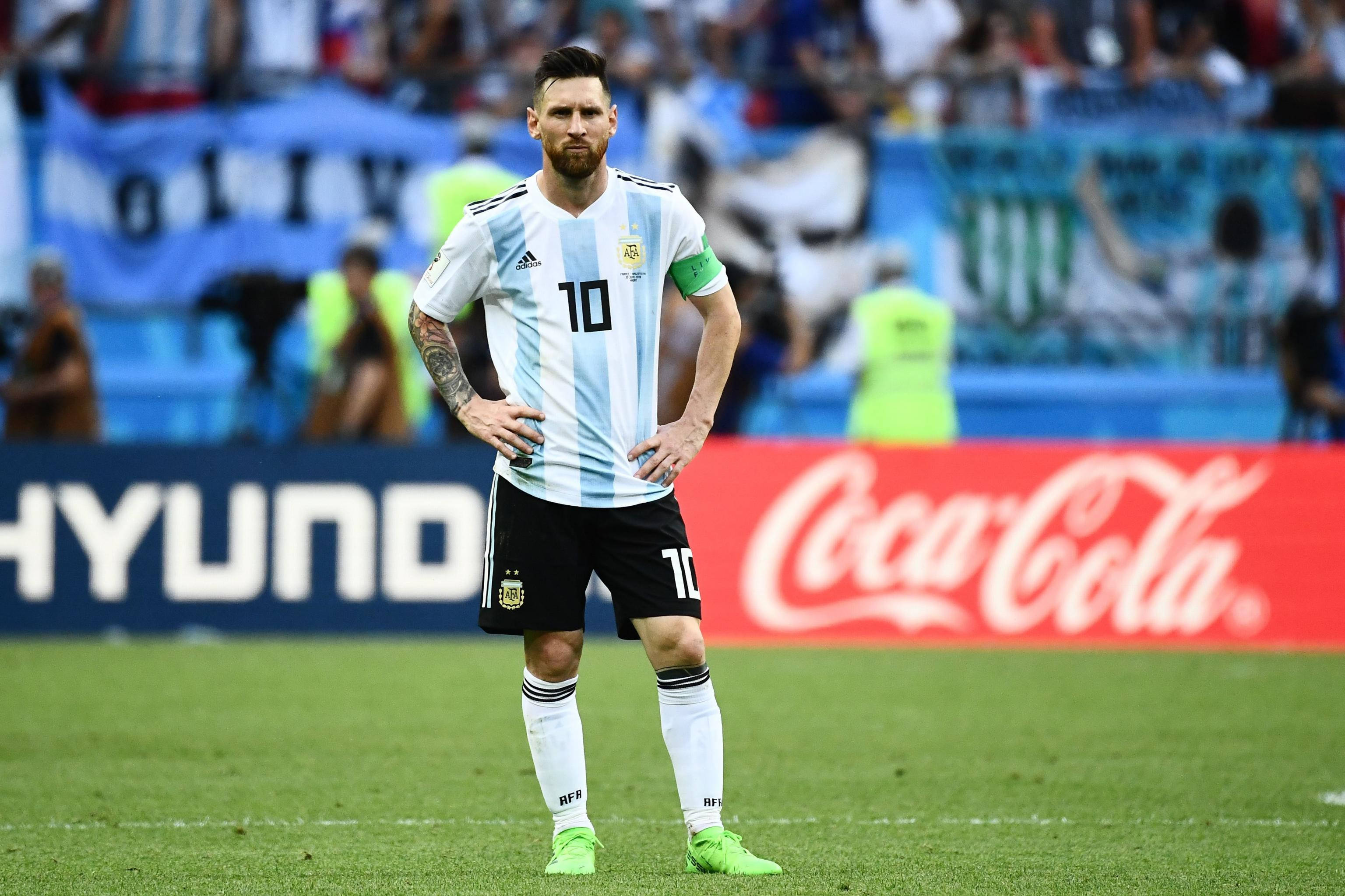 アルゼンチン代表 メッシ 試合スナップショット 壁紙