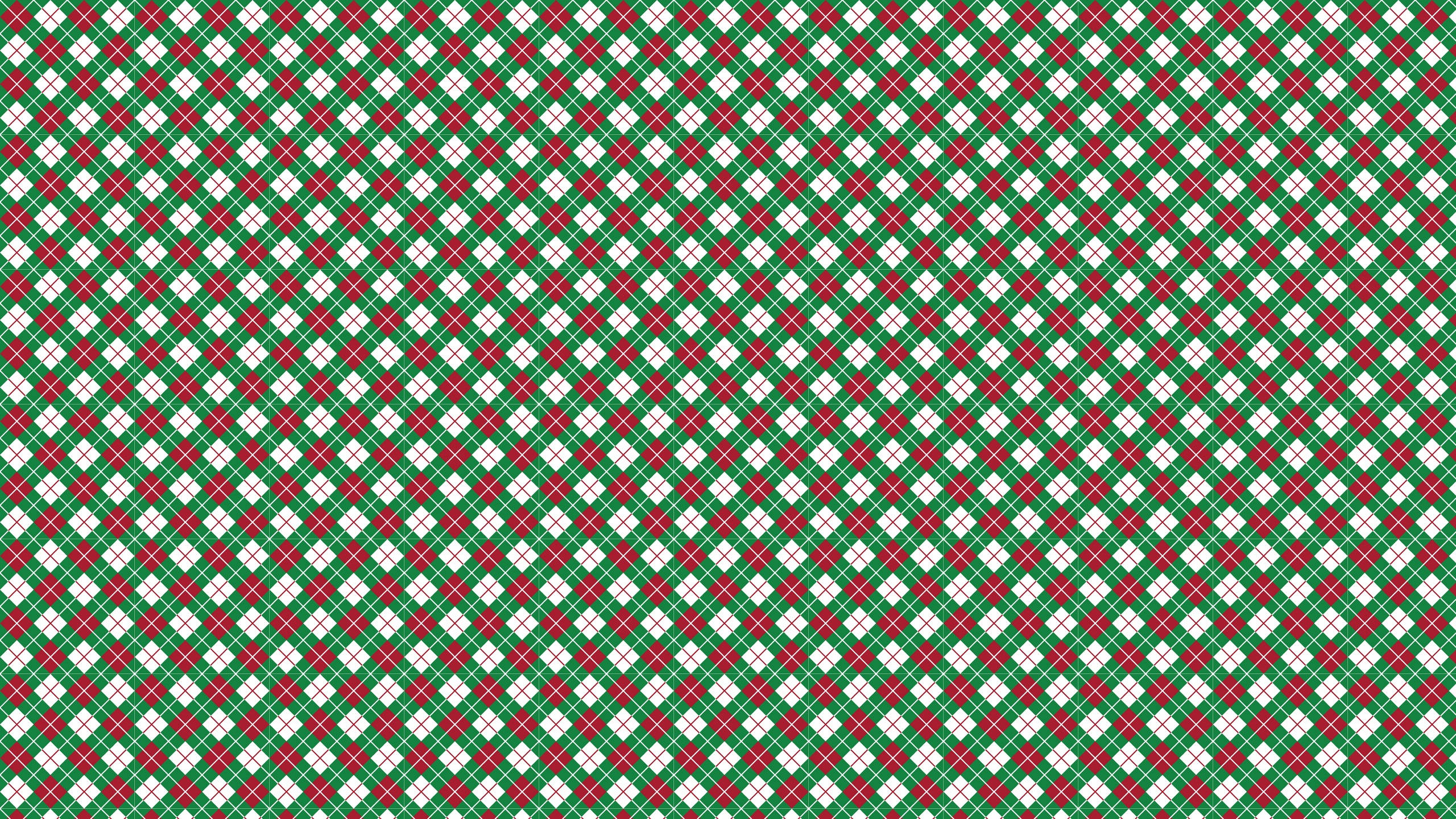 アーガイルクリスマス美学パターン 壁紙