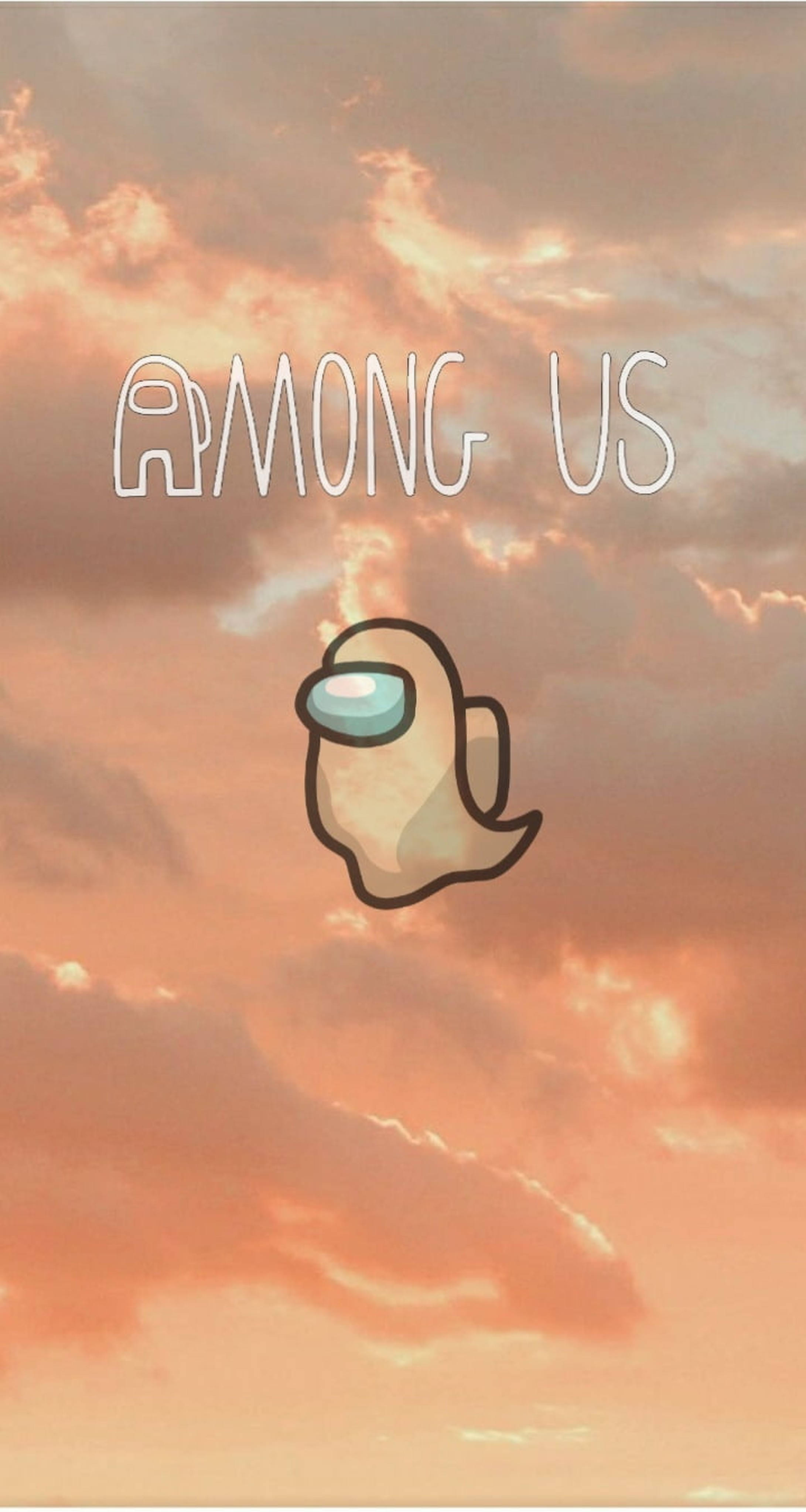 アートなAmong Usのゴースト 壁紙
