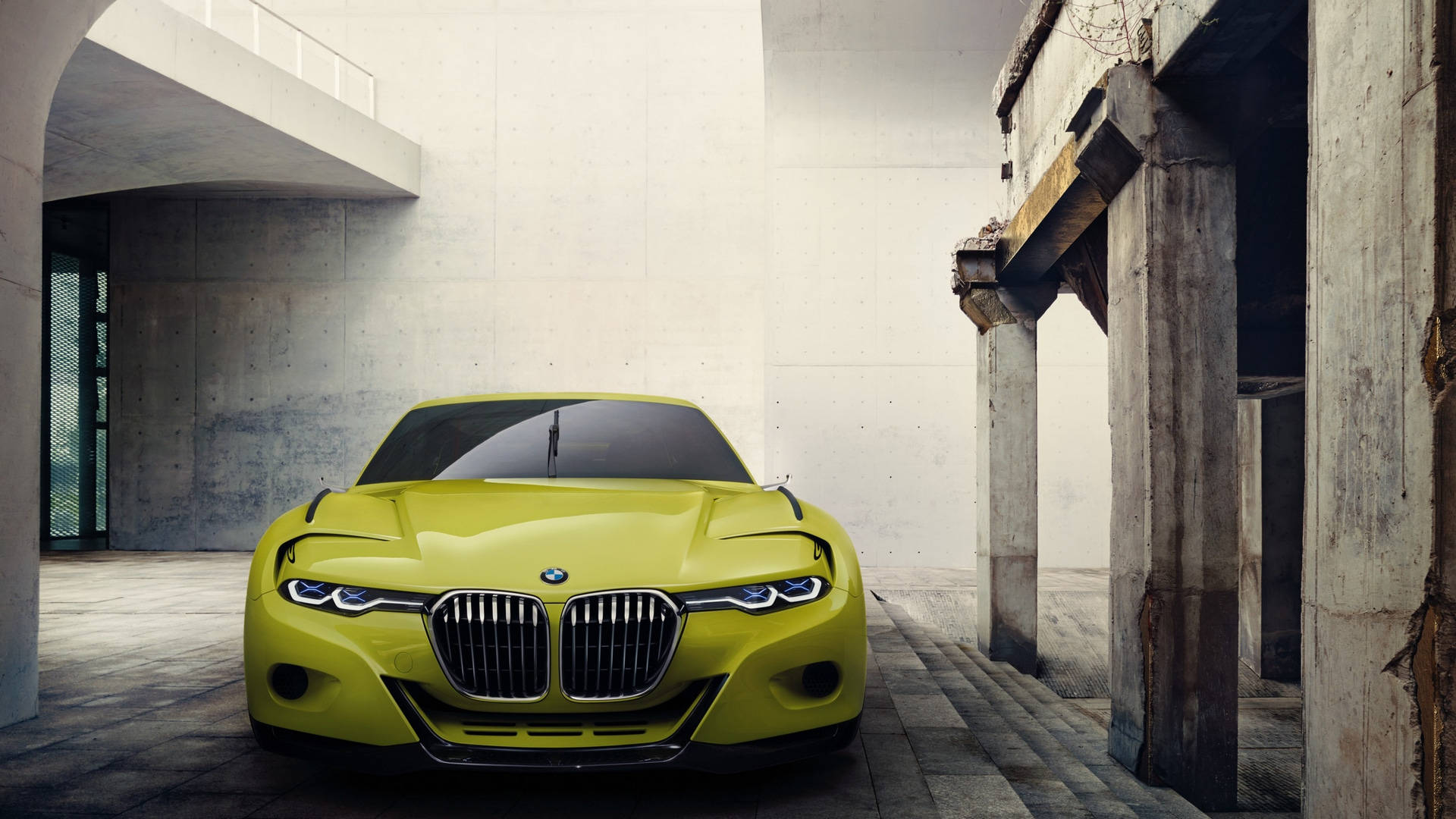 イエロー 3.0 CSL フルHD BMW