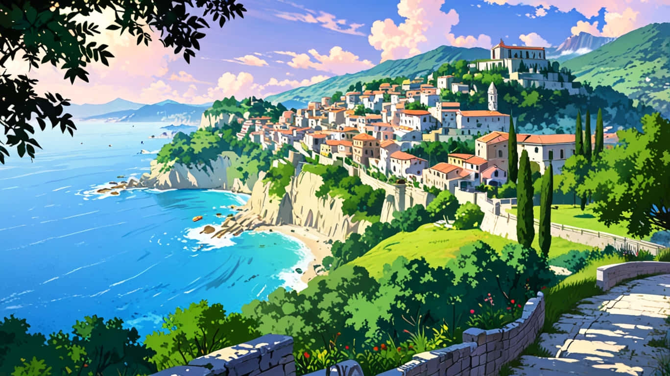 イタリア アニメーション 壁紙