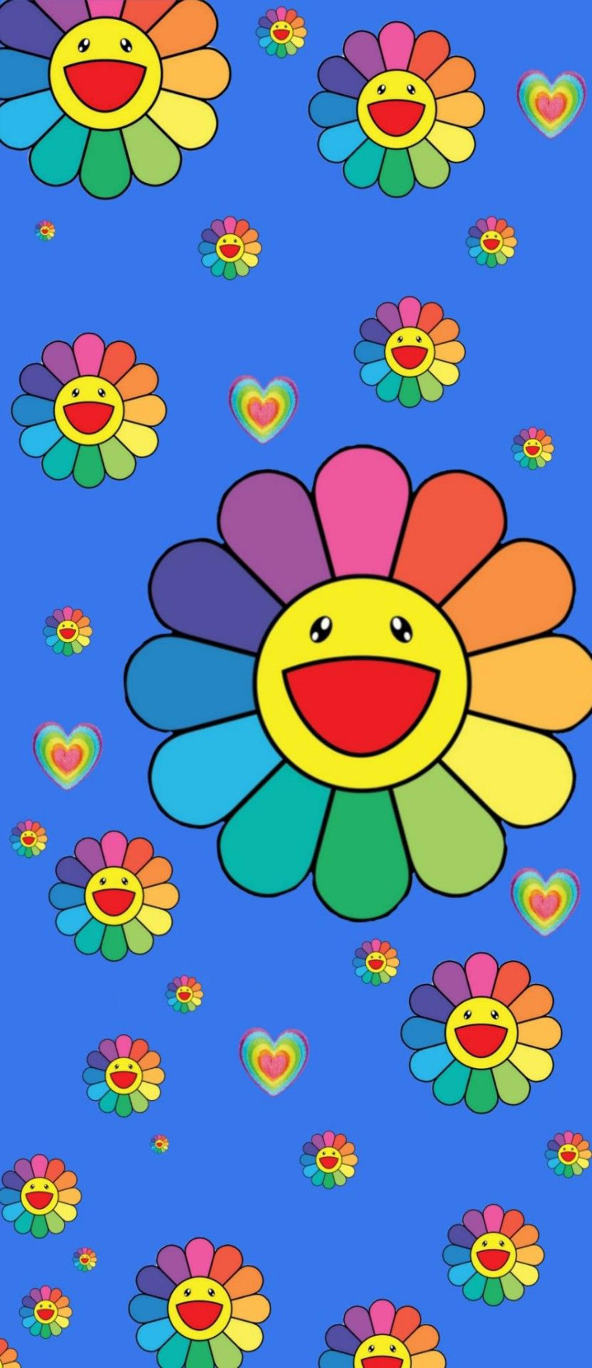 インディーズ風の笑顔の花 壁紙