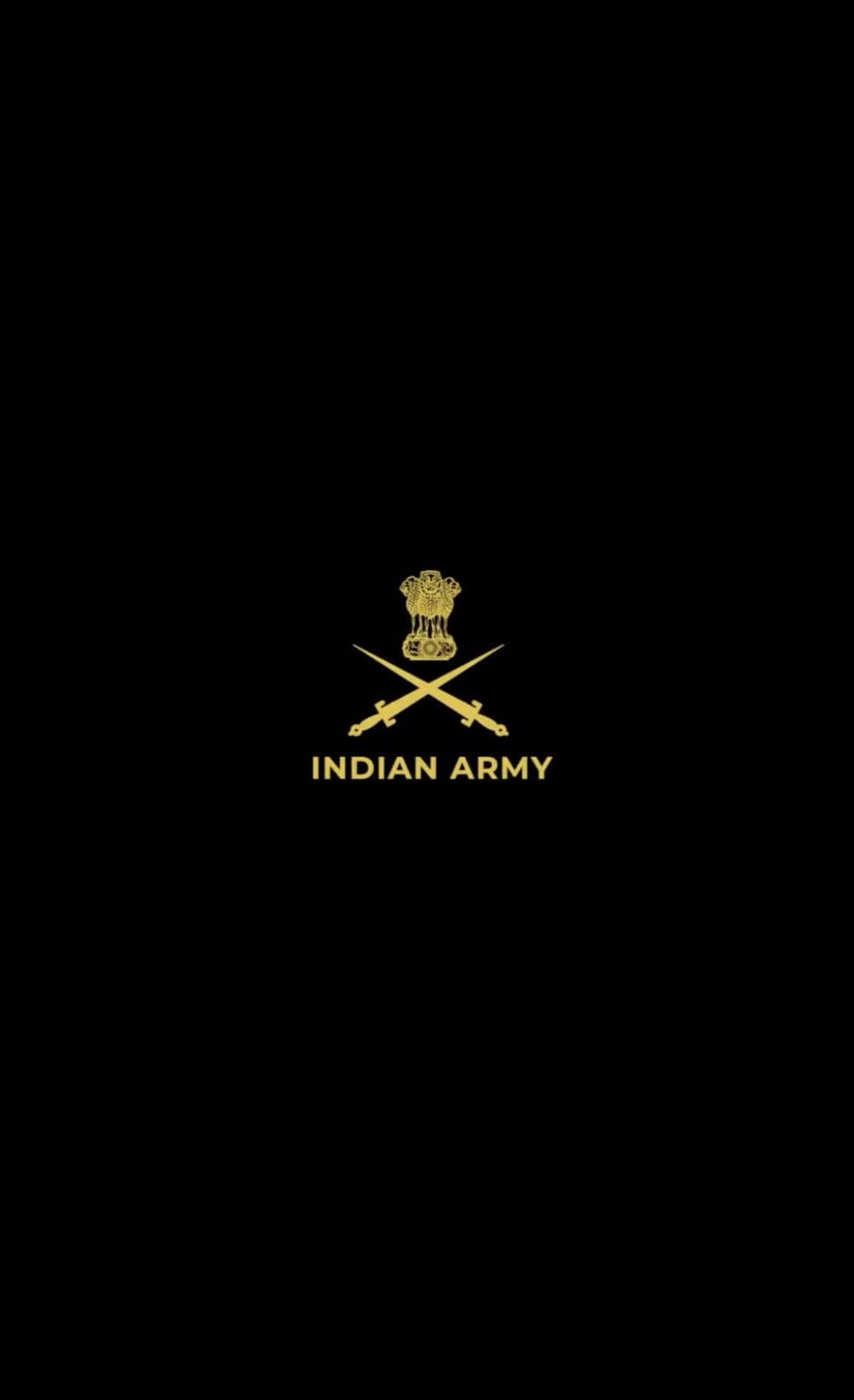 インド陸軍ロゴ ミニマル 壁紙