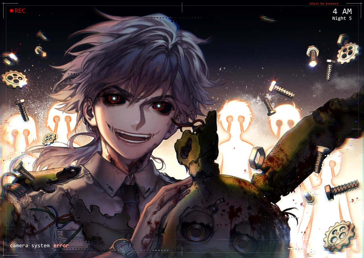 ウィリアム・アフトン アニメ風 ファイブ・ナイツ・アット・フレディーズ 壁紙