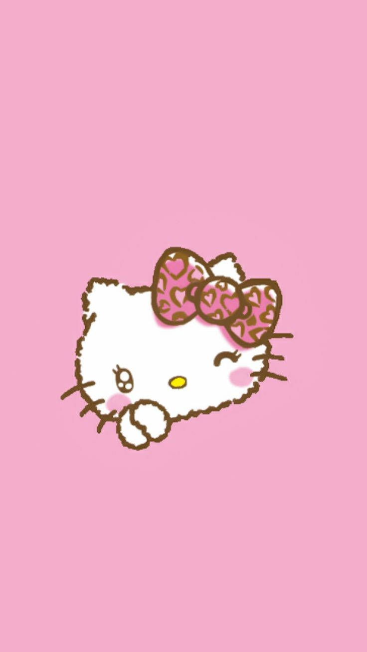 ウインクするハローキティの美学 壁紙