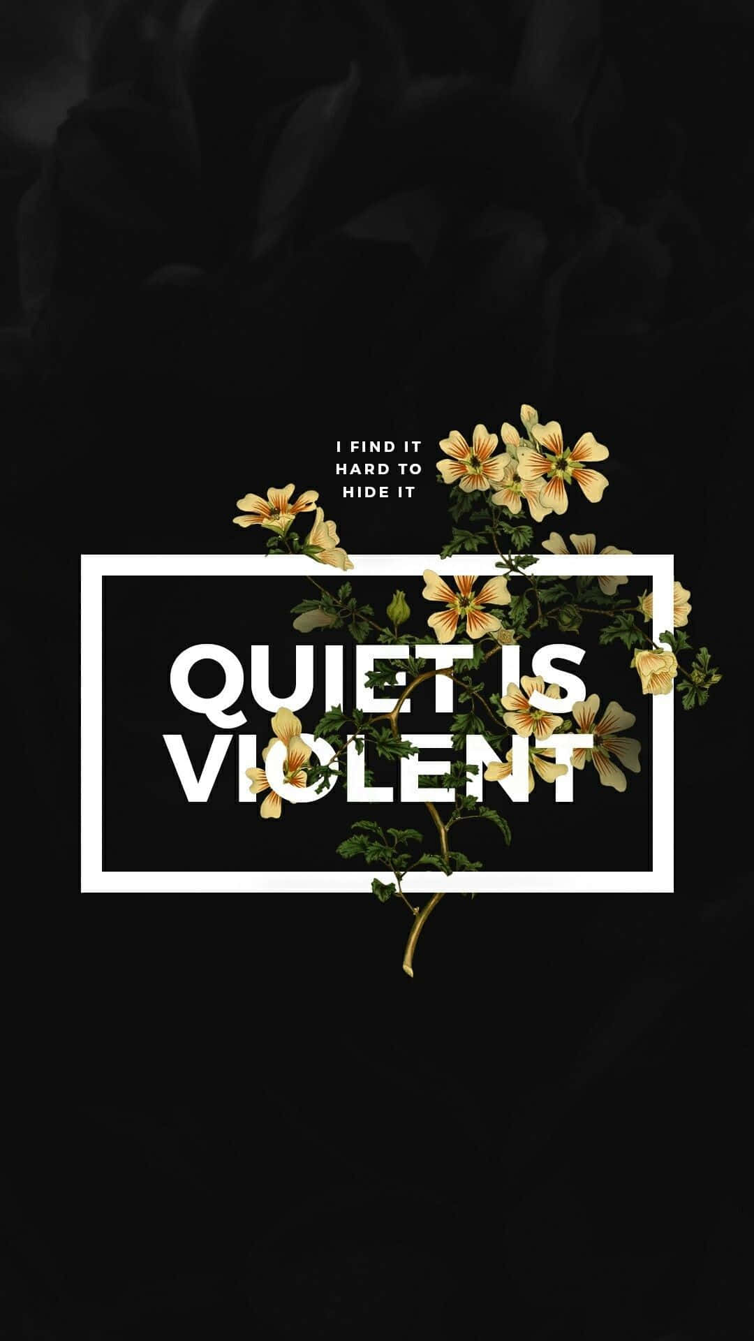 エモiPhone Quiet Is Violent 壁紙