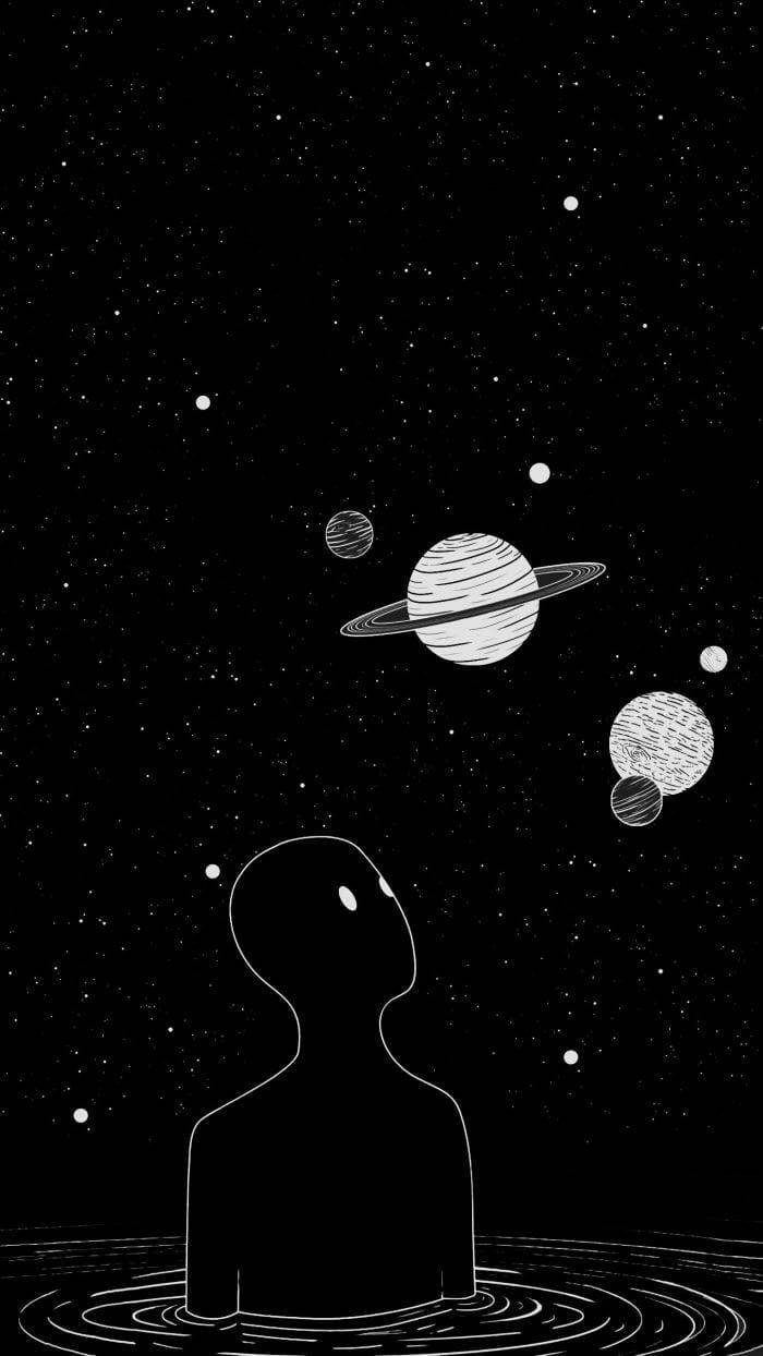 エモ美学と惑星 壁紙