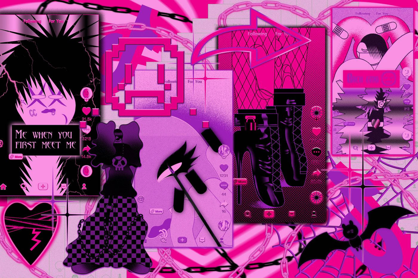 エモ美学レトロバイブ 壁紙