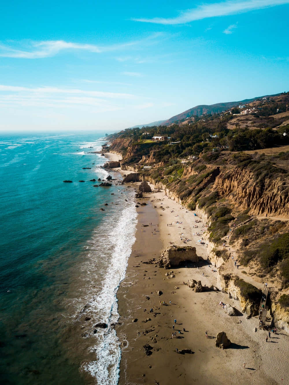 エル・マタドール州立ビーチ マウンテンリッジ Android Malibu 背景 壁紙