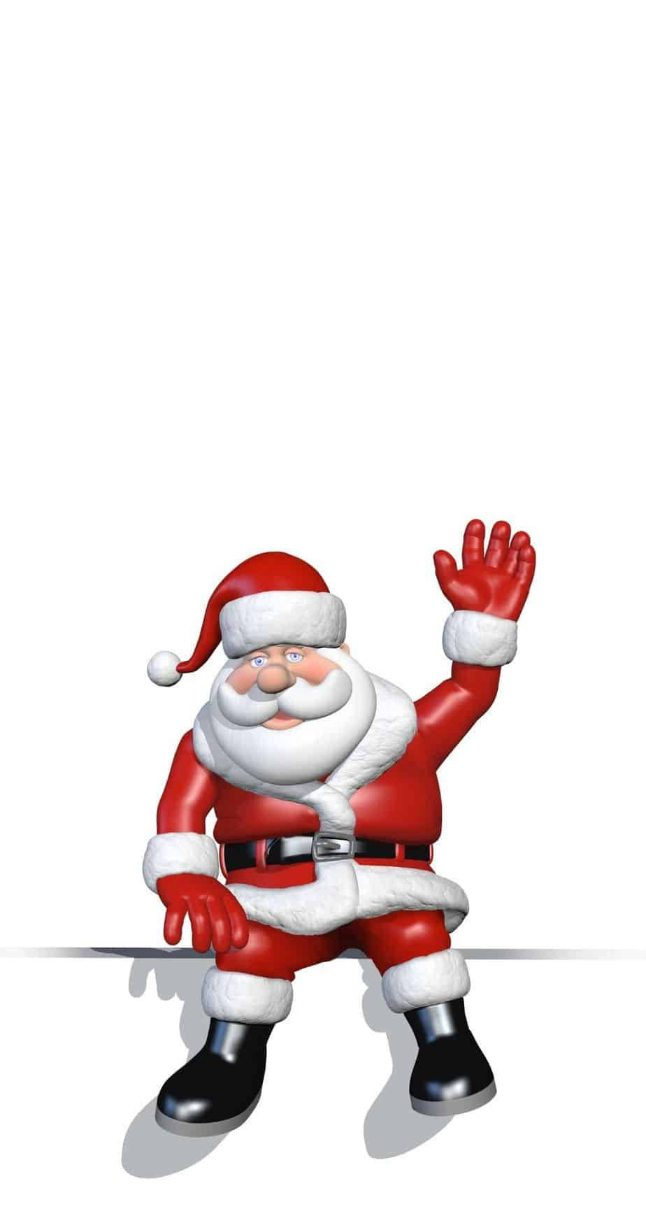 オシャレなクリスマスのiPhoneグリーティング 壁紙