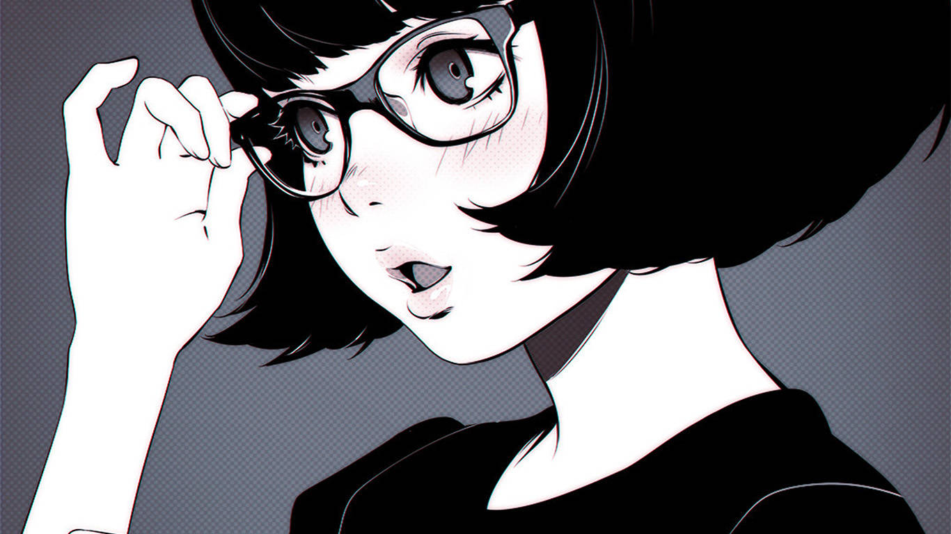 オタク系女子のエッジーなアニメPFP 壁紙