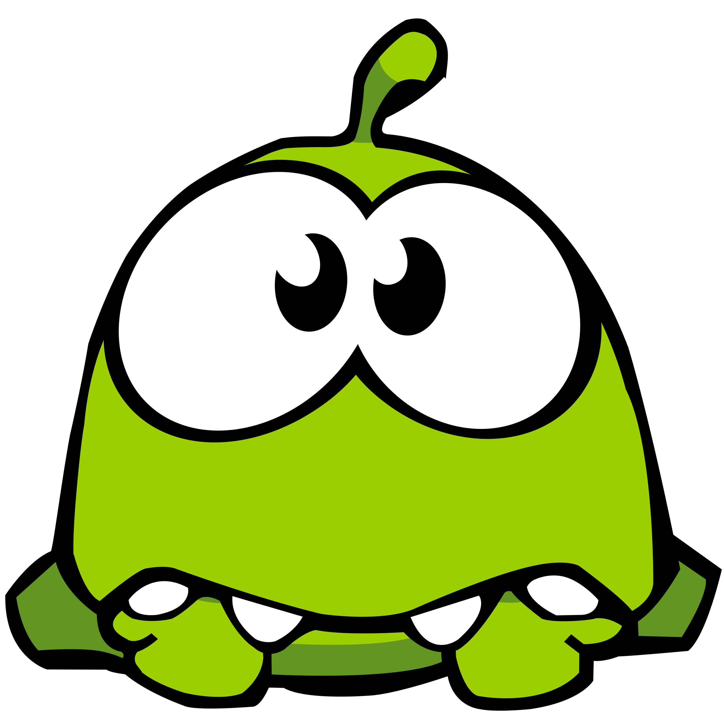 オムノムのかわいいカエル 壁紙