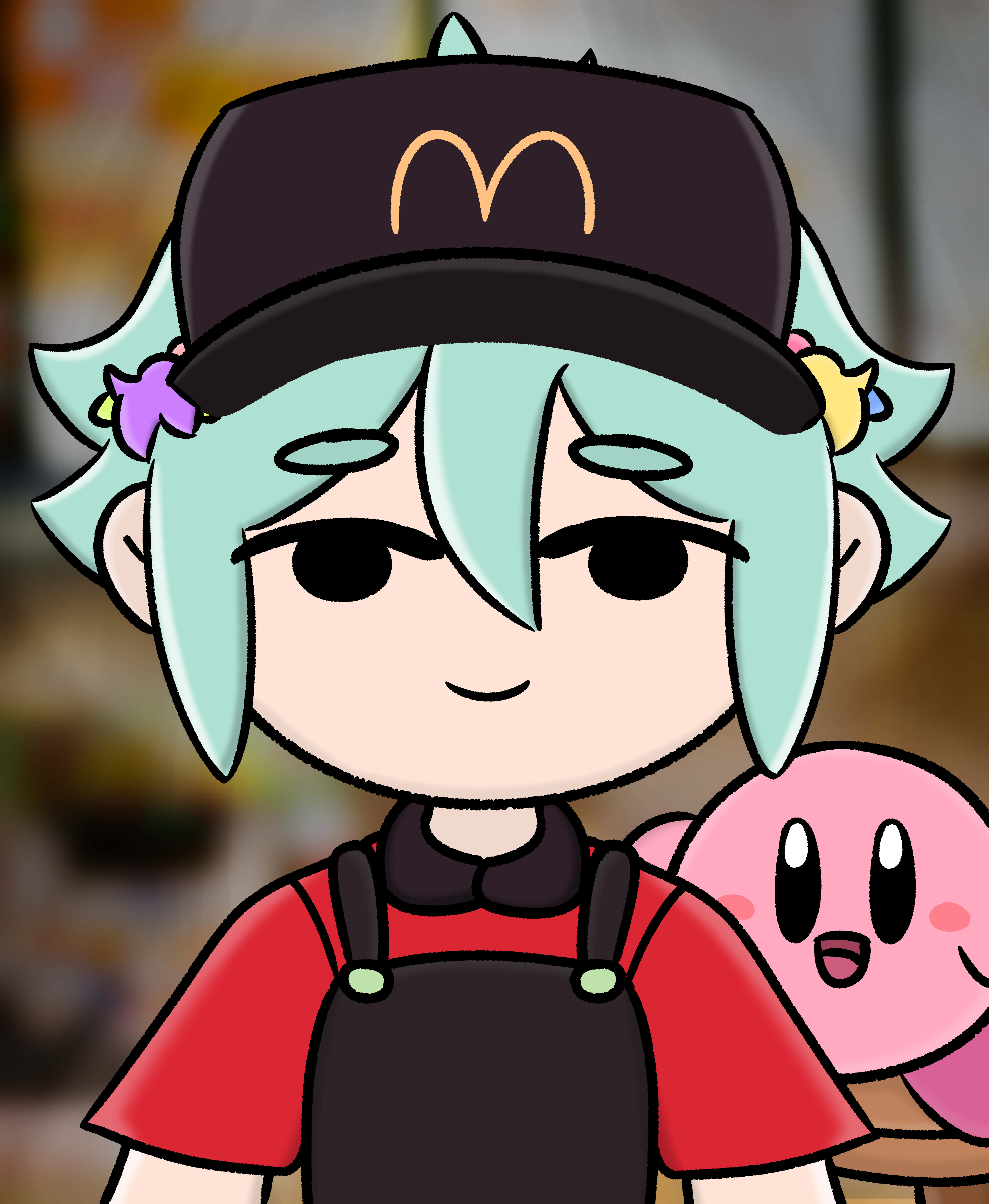 オモリのバジルとカービィのプロフィール画像 壁紙