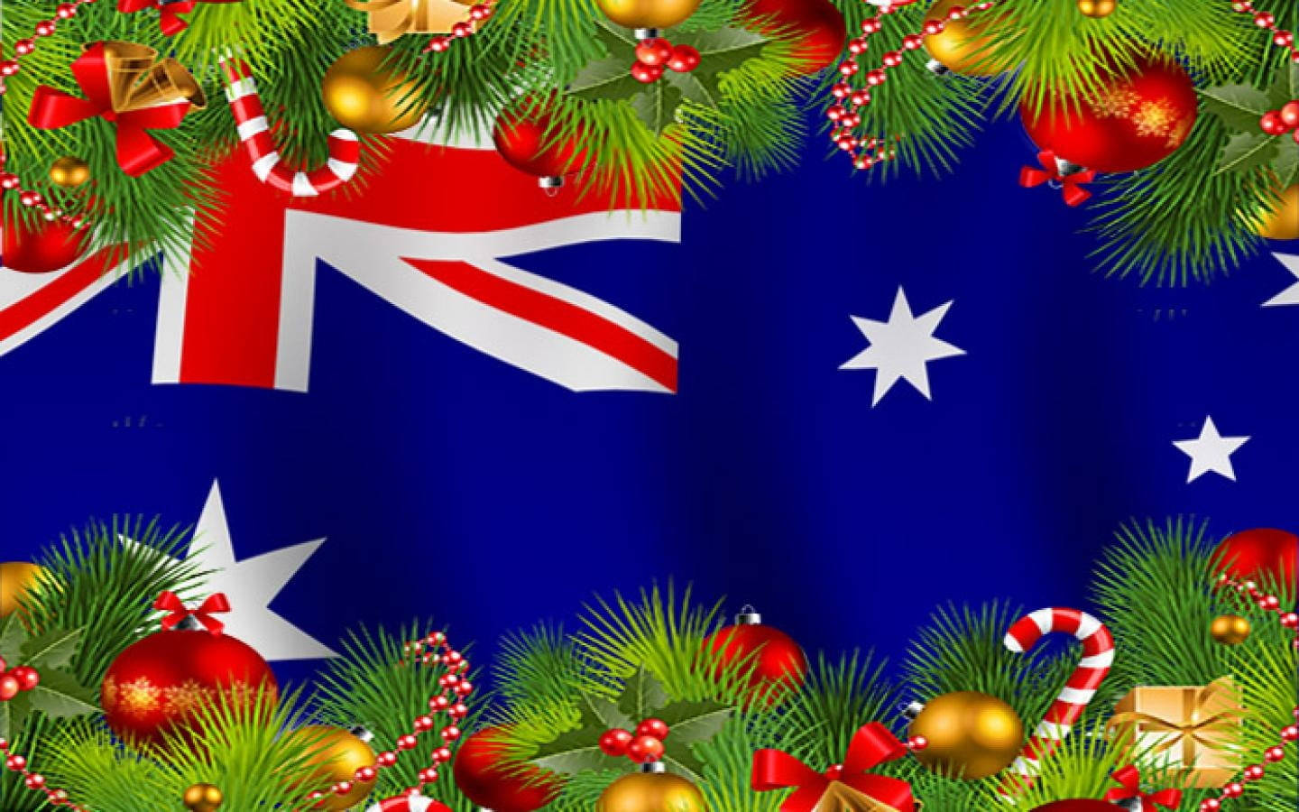 オーストラリアのクリスマスフラッグ 壁紙