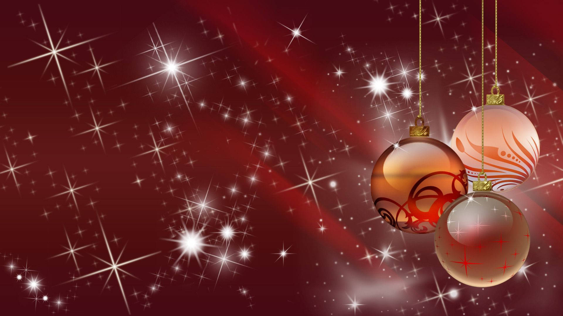 オーストラリアのクリスマスボール レッド 壁紙