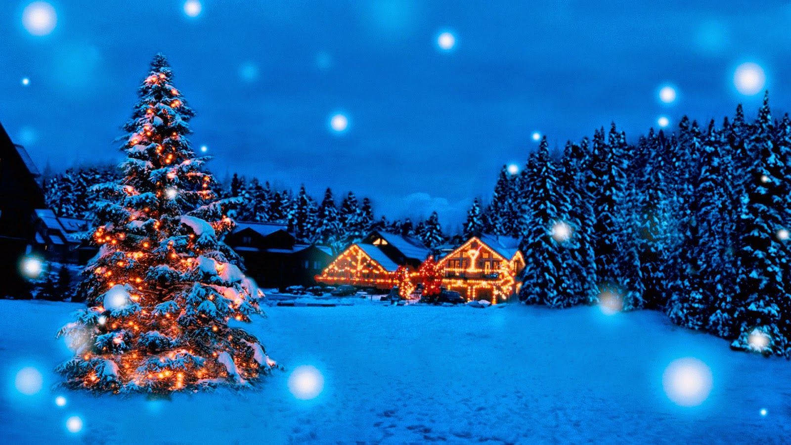 オーストラリアのクリスマス祝賀 - 夏の雪の家 壁紙