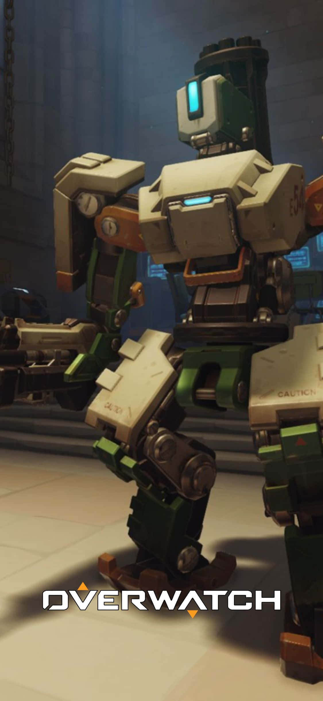 オーバーウォッチ - 銃を持ったロボット 壁紙