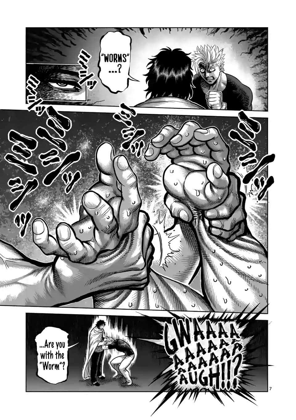 オーマ・トキタが戦う漫画のコマ 壁紙
