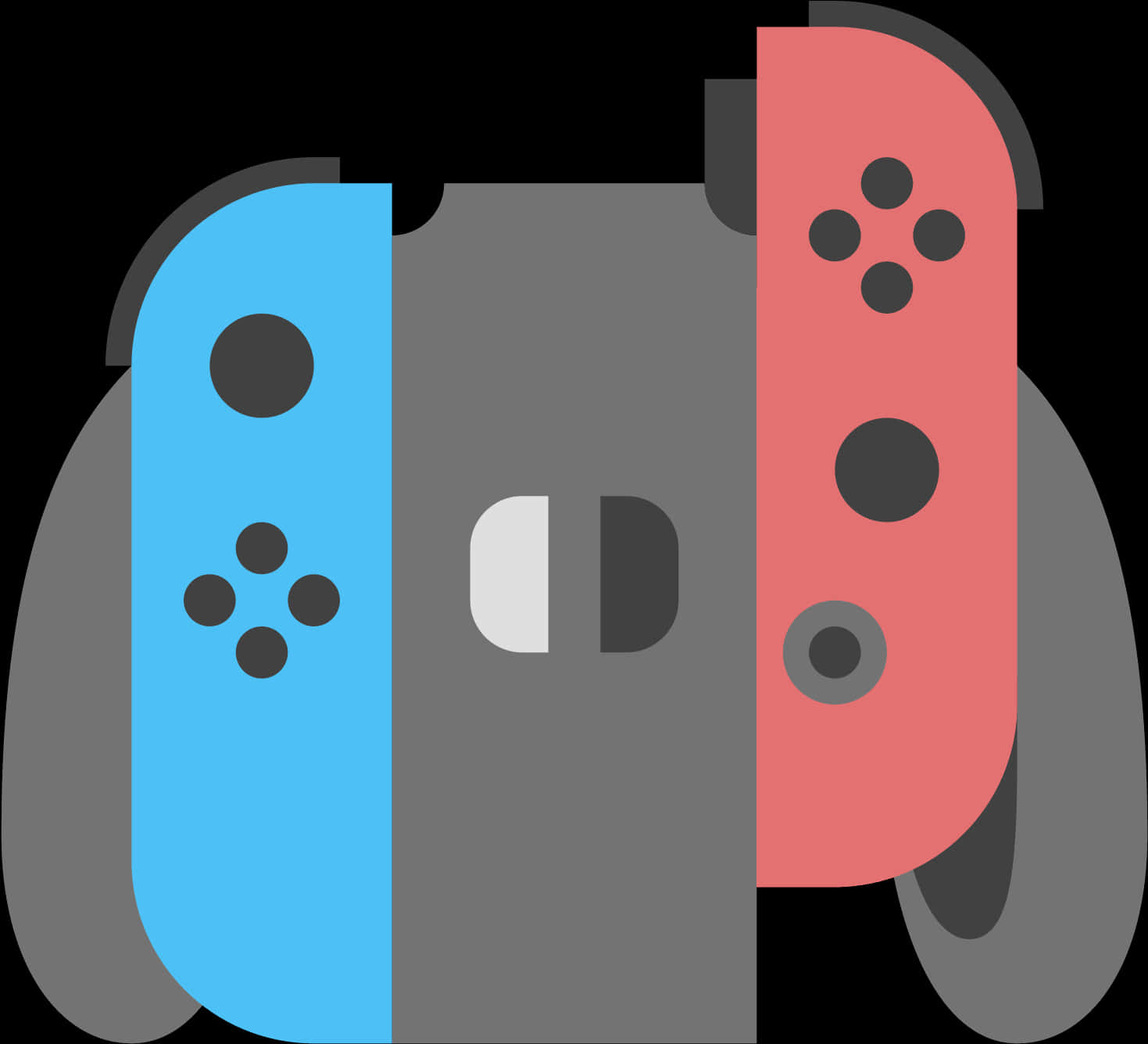 カラフルなゲームコントローラーのアイコン 壁紙