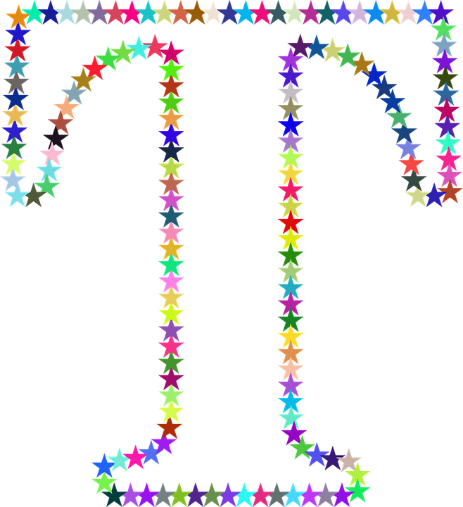 カラフルな星のアーチ道 壁紙