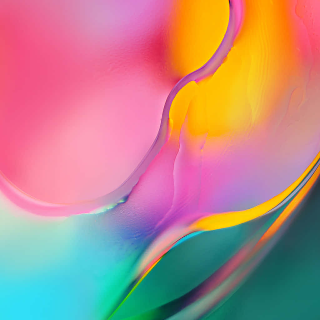カラフルな銀河の渦が描かれたGalaxy Tab用壁紙 壁紙