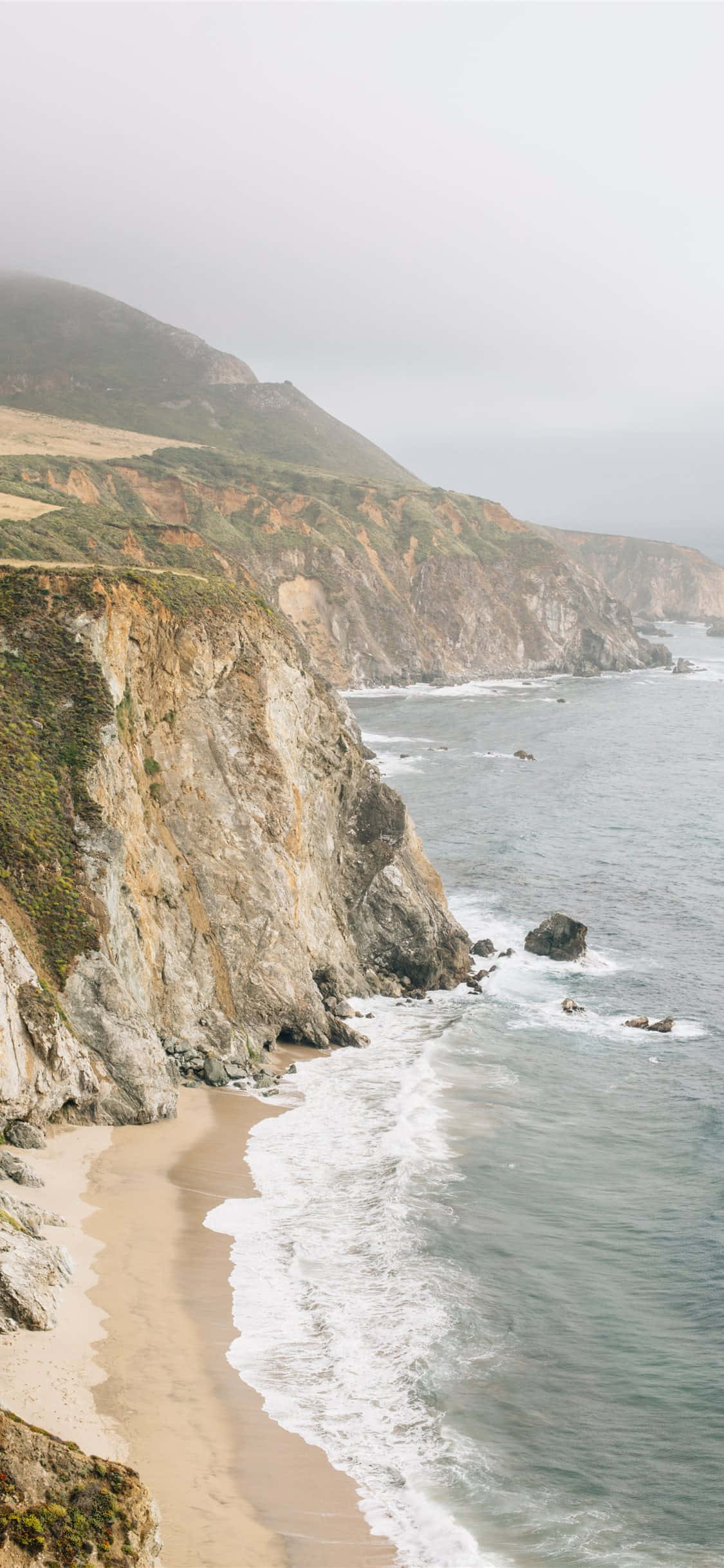 カリフォルニアのビッグサー海岸線の美しさ 壁紙