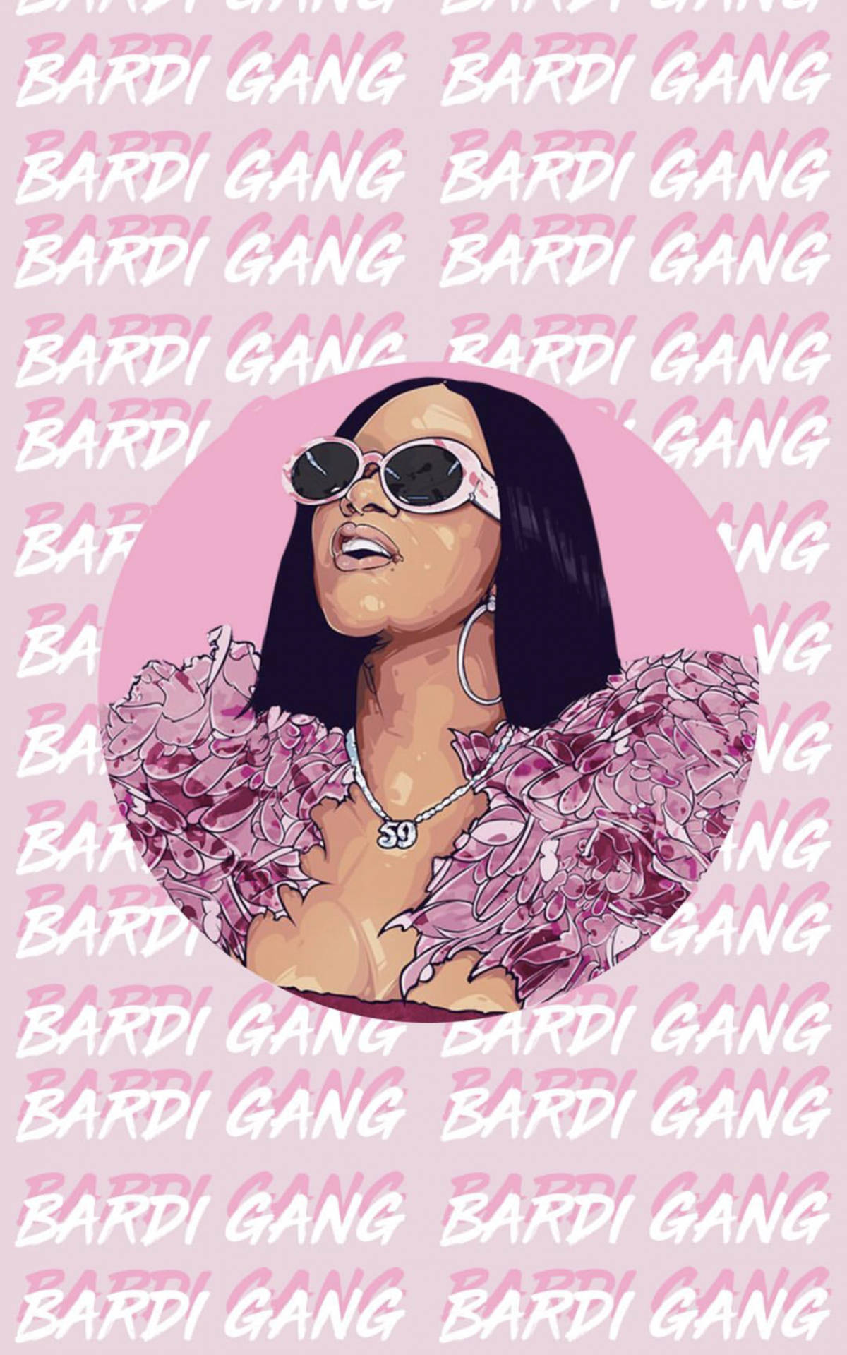 Cardi B ピンク バーディ・ギャング 壁紙
