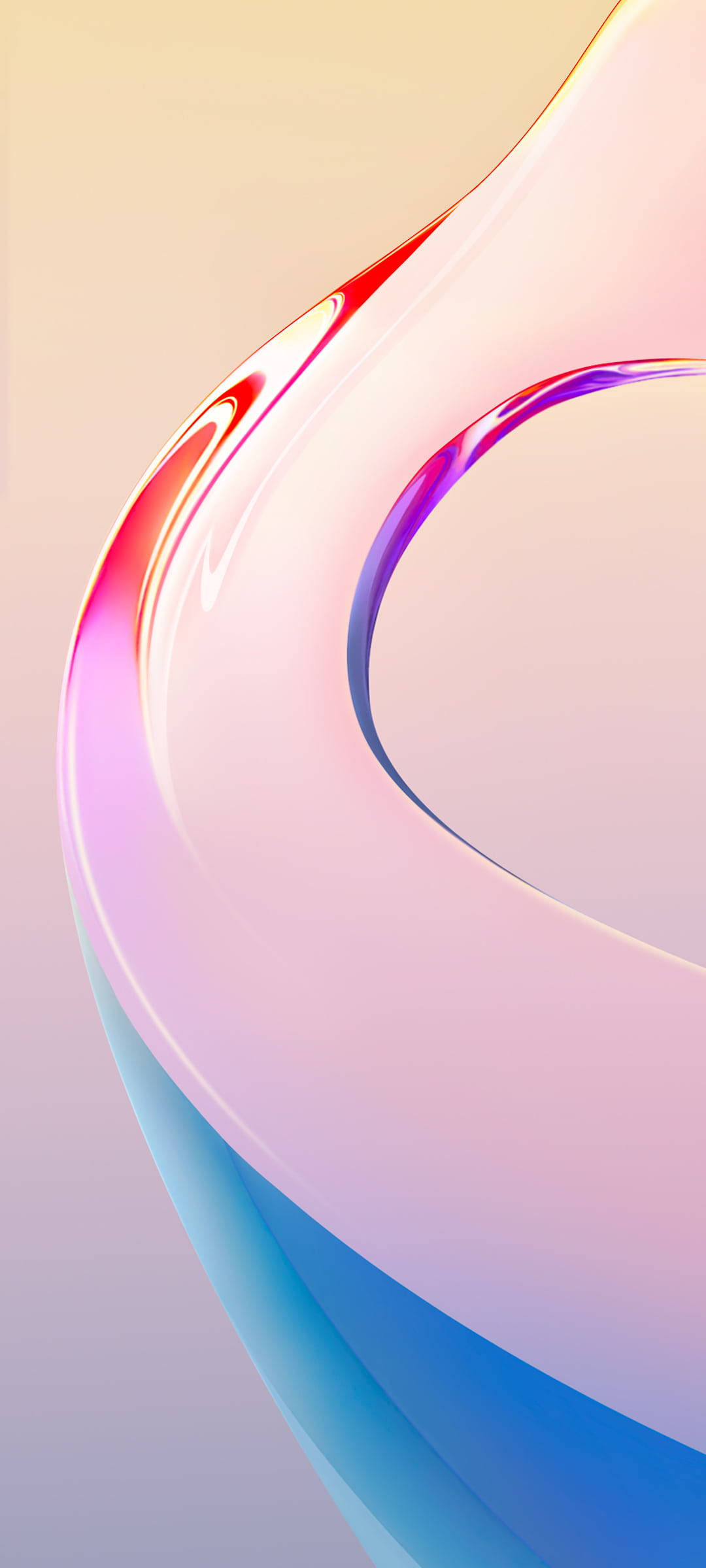 グラッシーレインボー Vivo Y20 壁紙