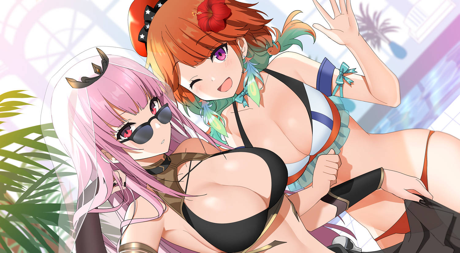 ガールズ バスト ミス 水着 壁紙