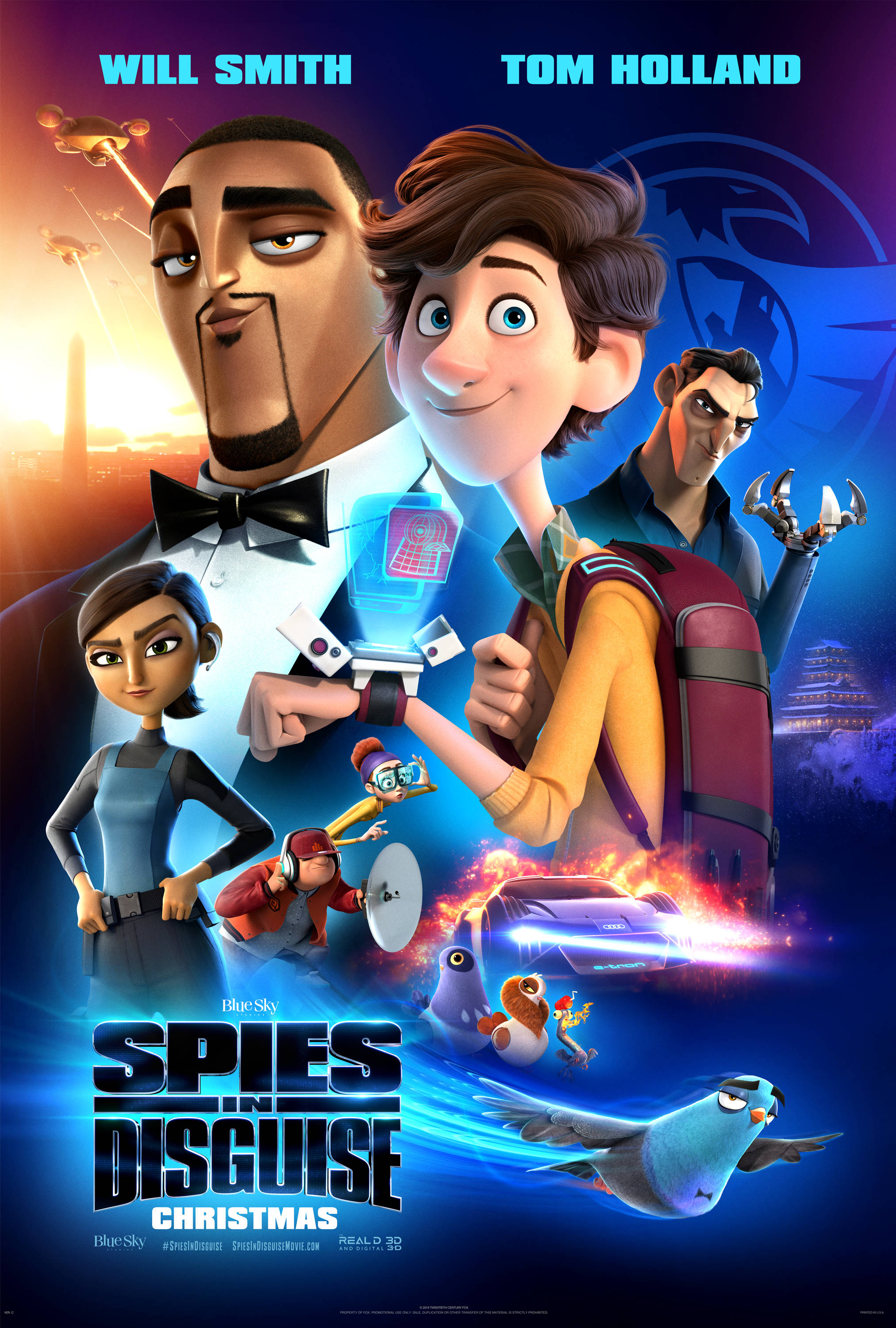 キャプション：アニメ映画『スパイ in デンジャー』のエキサイティングな新ポスター 壁紙