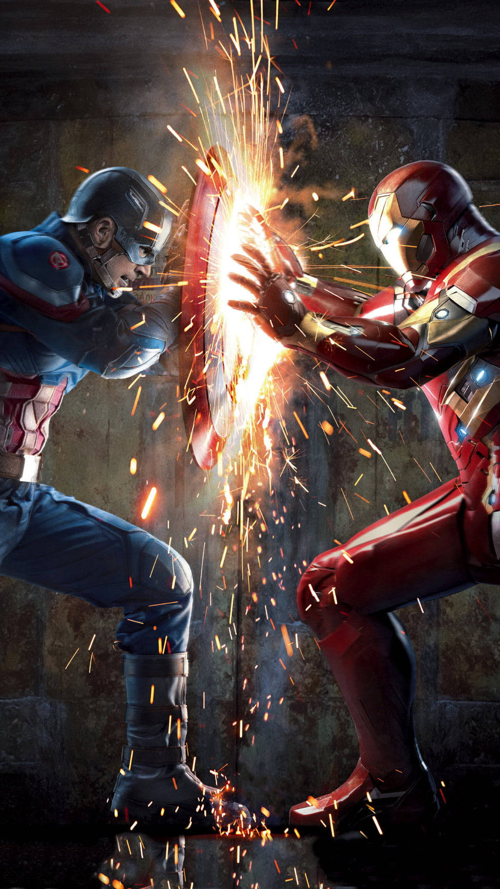 キャプテン・アメリカ対アイアンマン アベンジャーズ 3D 壁紙