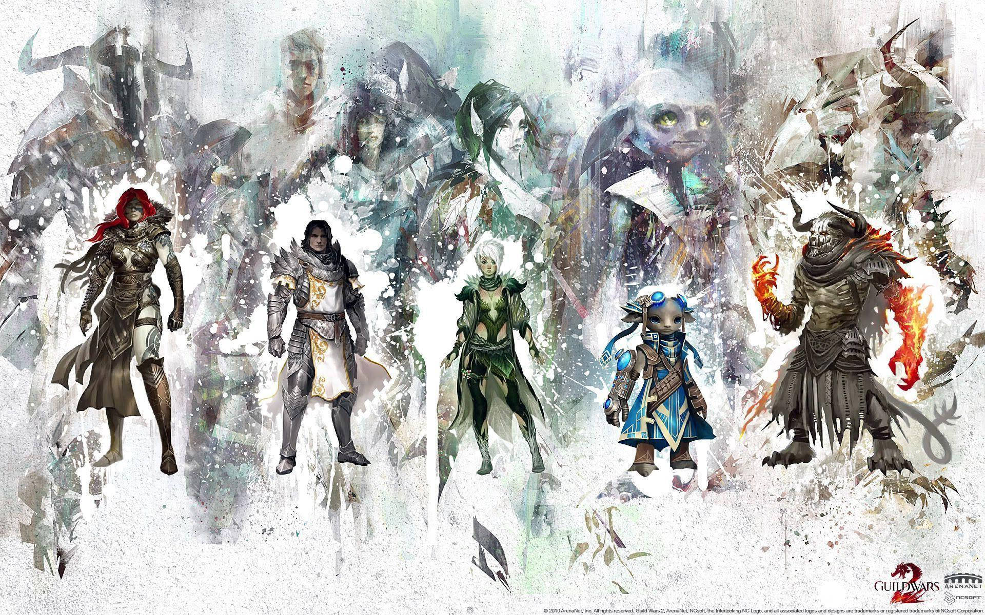 ギルドウォーズ2 抽象アート 壁紙