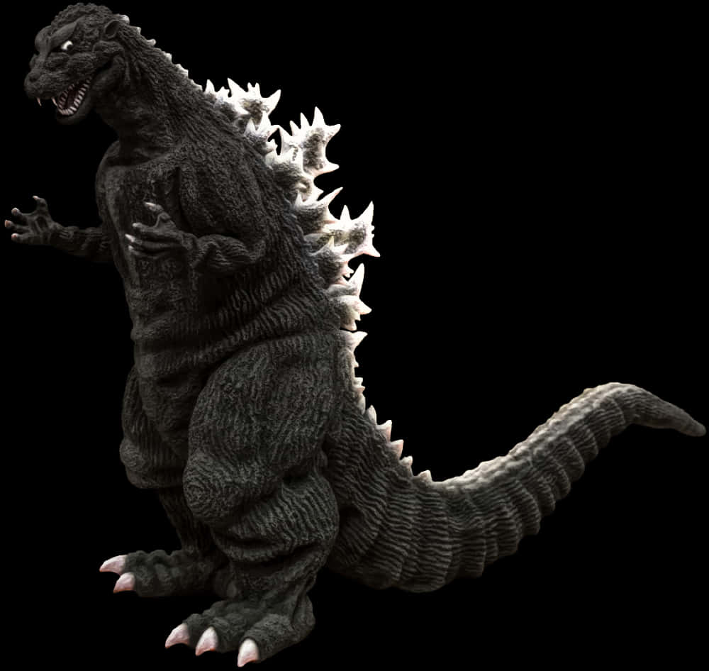 クラシックなゴジラフィギュアの単体 壁紙