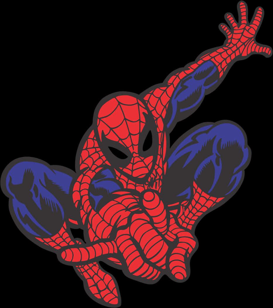 クラシックなスパイダーマンのスイングアクション 壁紙