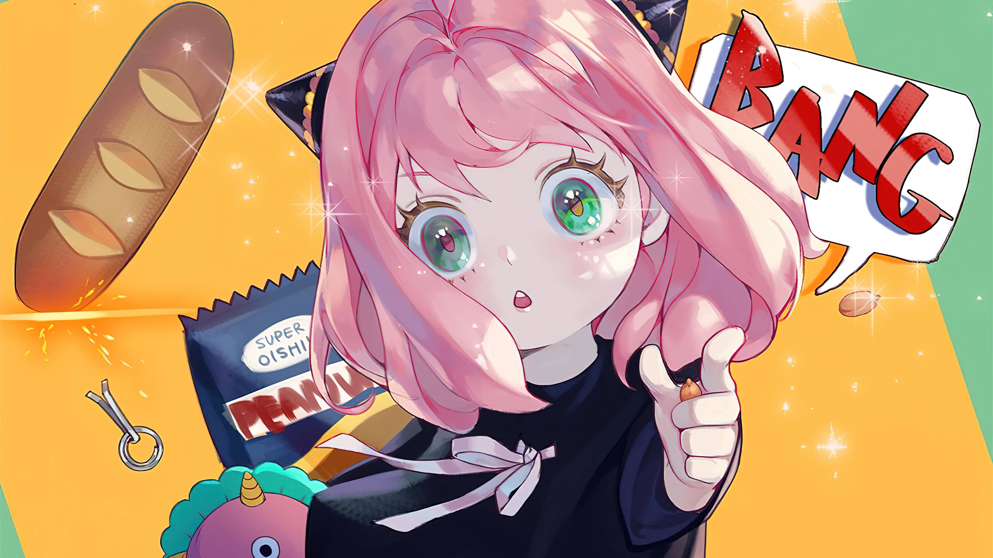 クリエイティブなアーニャ・フォージャーのファンアート 壁紙