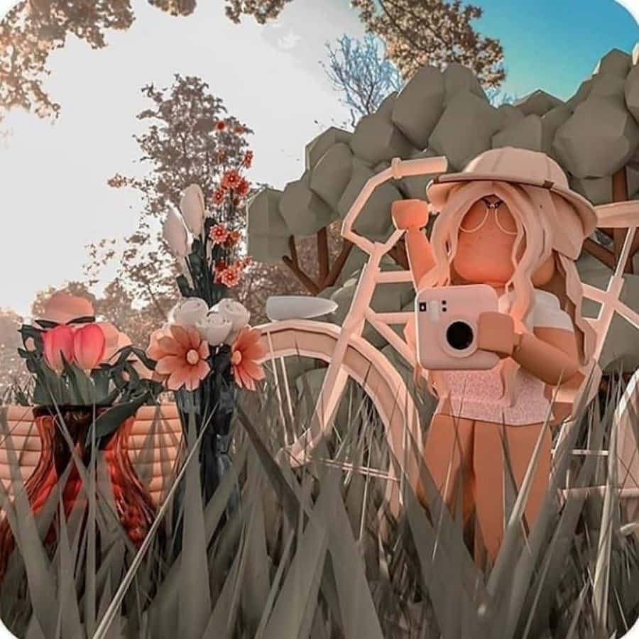 クリエイティブな美学のRoblox建築！ 壁紙