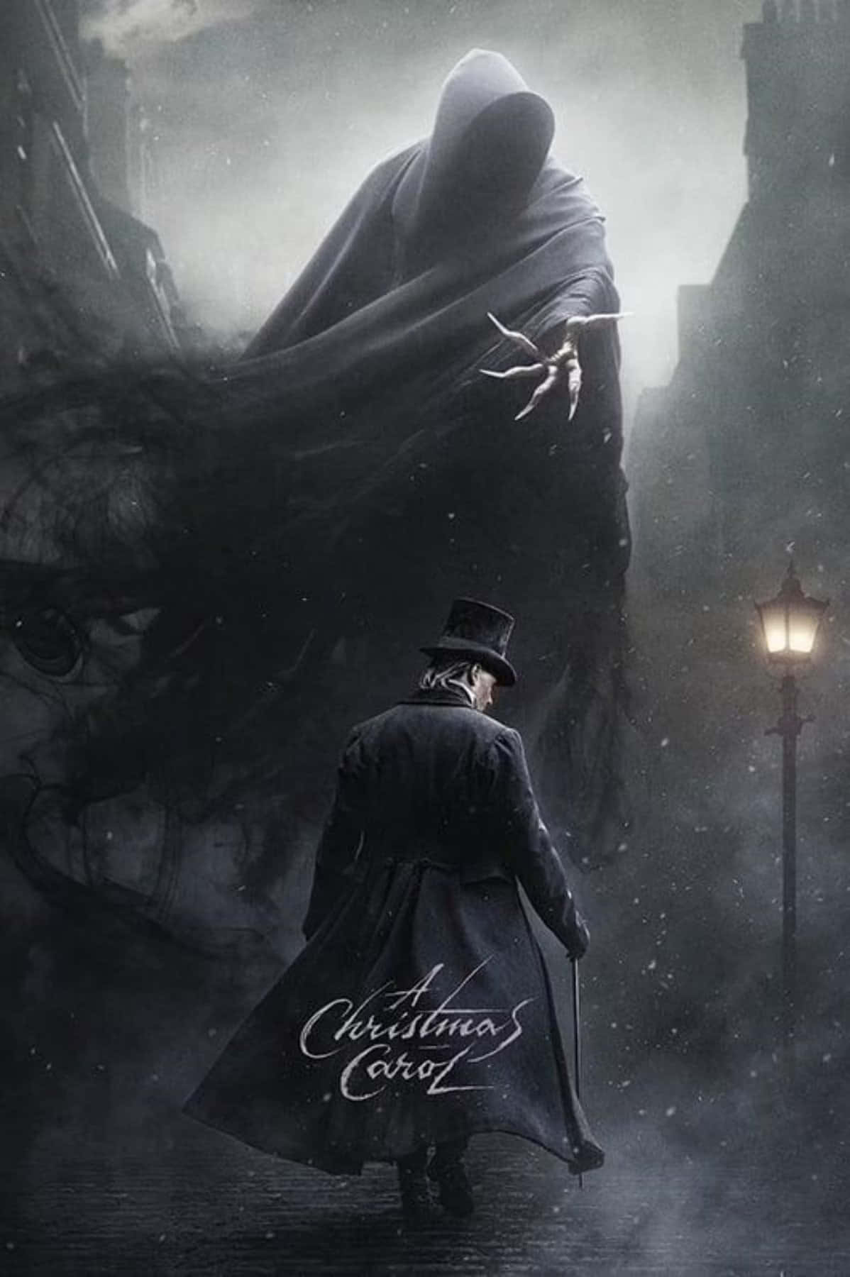 『クリスマス・キャロル』でスクルージを訪れる過去のクリスマスの幽霊 壁紙