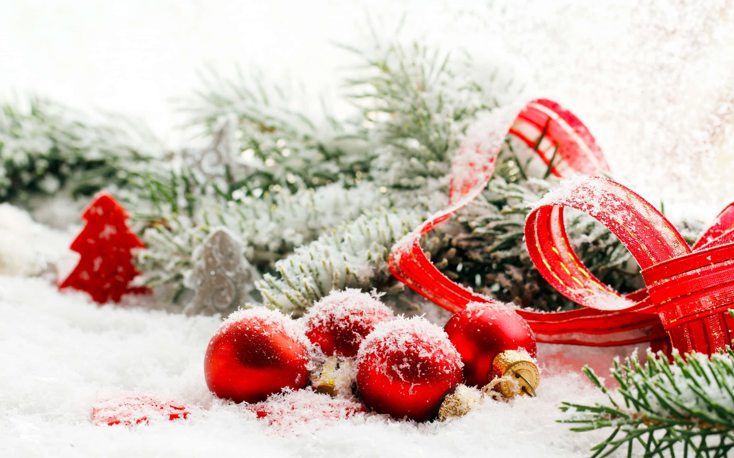 クリスマスにデスクトップを輝かせよう 壁紙